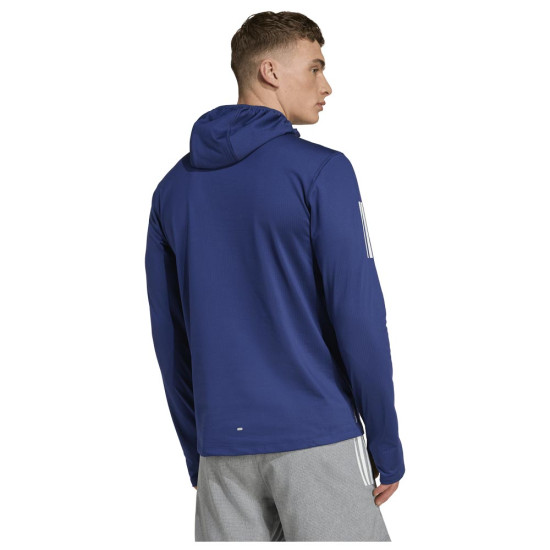 Adidas Ανδρική μακρυμάνικη μπλούζα Own the Run Winterized Hooded Half-Zip Adidas Ανδρική μακρυμάνικη μπλούζα Own the Run Winterized Hooded Half-Zip